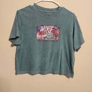 Nike OC KC1 Big Girls Large Teal Shoes Your Own Adventure Loose Fit Tee